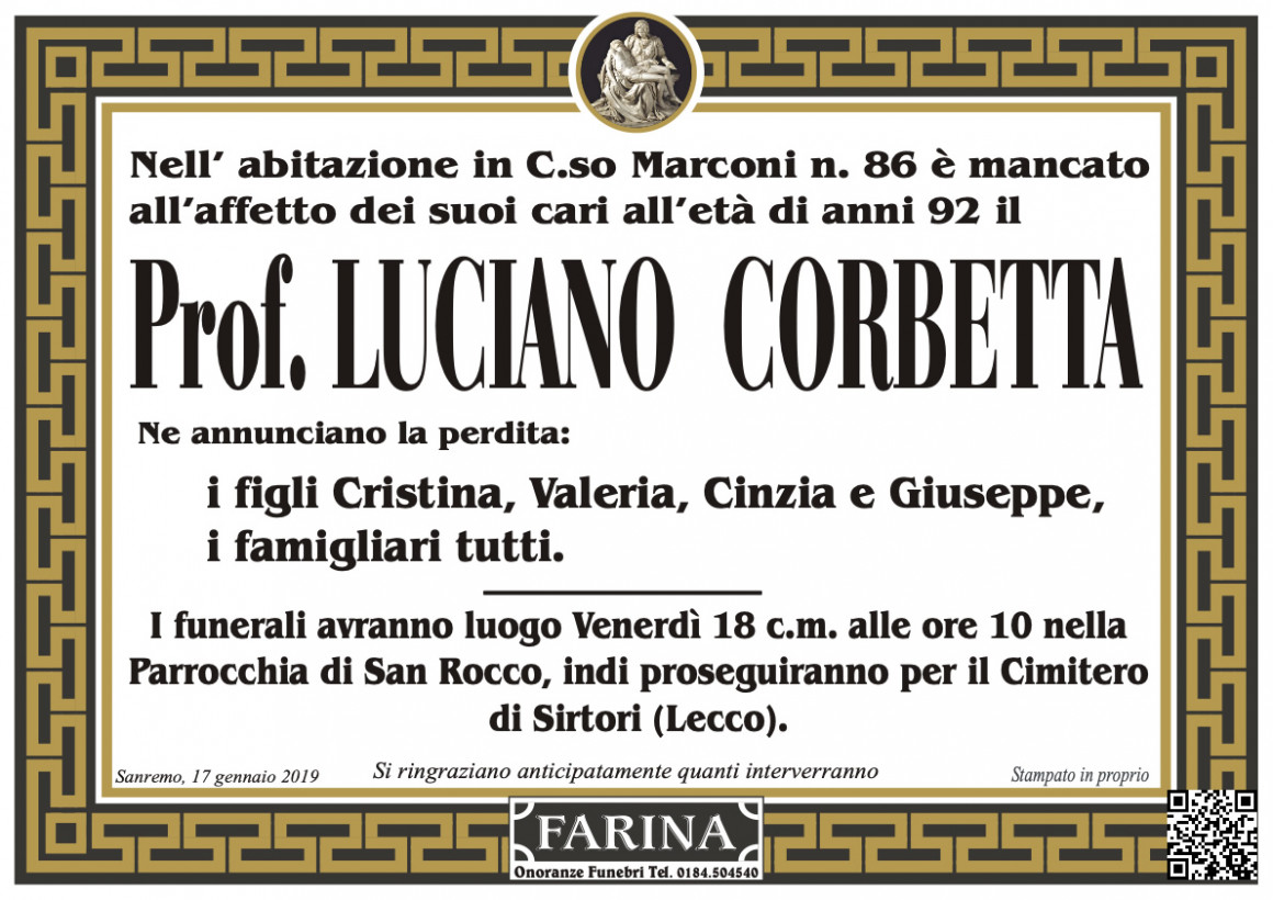 Prof. Luciano Corbetta