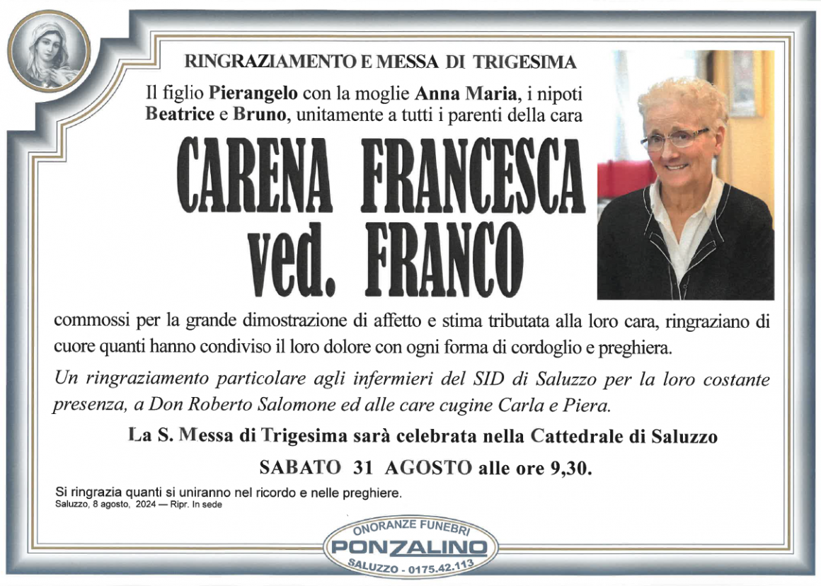 FRANCESCA CARENA